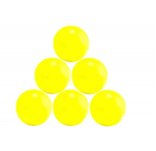 Longoni - Balles Baby Foot Plastique Jaune (par 10)