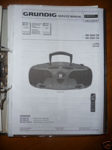 Manuel service grundig - de,