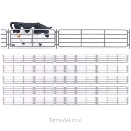 Barrières tubes herbage - barrières,