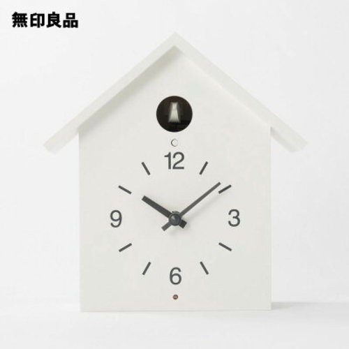 Muji cuckoo clock white - muji,