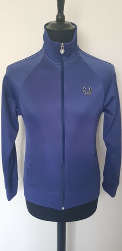 Veste zippée bleu fred perry - veste,