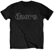 The Doors 'Logo' (Noir) T-Shirt - OFFICIEL!