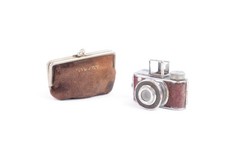 Appareil photo miniature Midget Jilona I par Misuzu Trading #253654. Avec housse