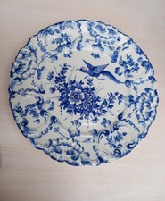 Belle assiette décorative en faïence de Bassano diamètre 25,5 cm