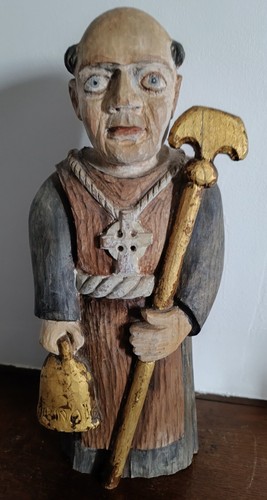 Statue bretonne guénolé - statue, st