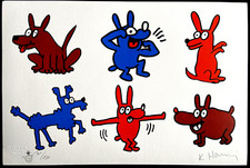 Keith Haring Lithographie COA