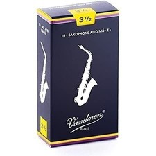 Vandoren Traditional Alto Saxophone 3.5 Reeds 10 Pack SR2135