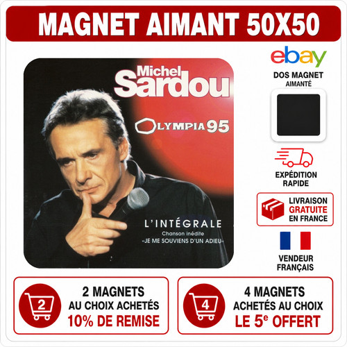 Magnet michel sardou olympia - michel,