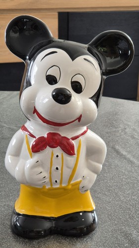 Tirelire mickey porcelaine - en,