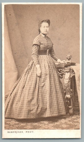 Cdv 1860 femme espagnole - femme,