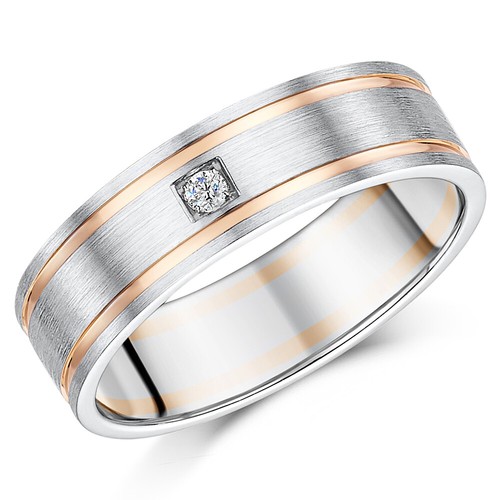 Bague mariage diamant - de, en