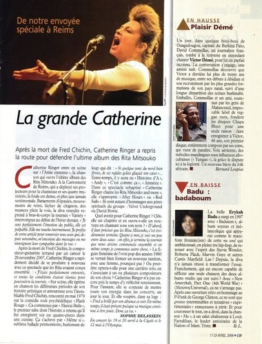 Catherine ringer coupure de - catherine,