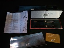 Mont Blanc - Coffret Stylo Plume Or 18K Meisterstück 146 + Stylo Bille