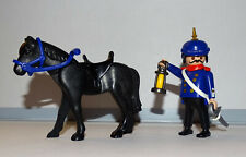 PLAYMOBIL CUSTOM PERSONNAGE SPECIALCHEVALIER SOLDAT PRUSSIEN A CHEVAL ALLEMAND