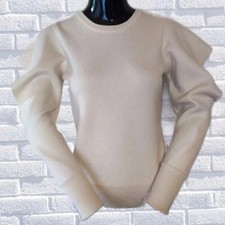 Ba&sh - Cream wool sweater -