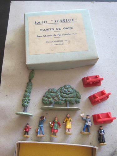 Ancienne boite starlux sujets - starlux,