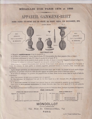 Circa 1890 affichette - circa,