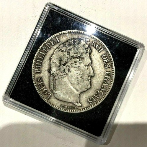 Monnaie argent louis - 5f,