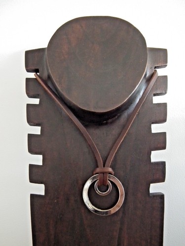 Collier cuir marron - marron, /