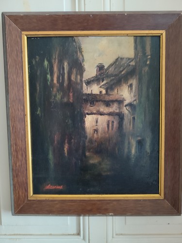 Tableau devaux huile sur - devaux,