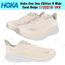 Taille homme Hoka One One Clifton 9 large beige sable 1132210-OKB