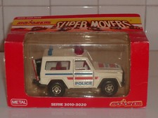  ANCIENNE VOITURE DE POLICE SUPER-MOVERS MAJORETTE SERIE 3010 - 3020 NEUVE 