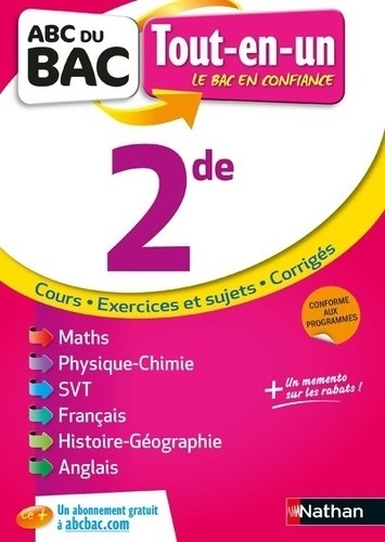 Abc bac tout un seconde - abc,