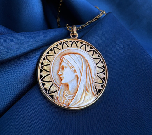 Médaille pendentif ancien