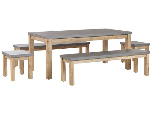 Beliani ensemble jardin 8 - -,