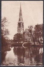 cpa copenhague (danemark) eglise anglaise (bon etat) 