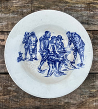 Plat creux dinette - Creil et Montereau ? - Taille moyen, dinette enfant, XIXème