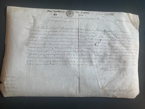 Lot actes notariés sur - lot, 4