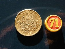 lot N 71 piece 5 francs argent