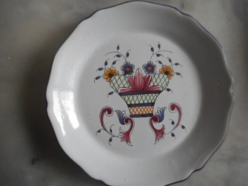 Assiette vieux rouen - assiette,
