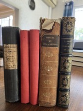 Lot 5 livres du XIXe, Histoire, histoire de l’art et littérature