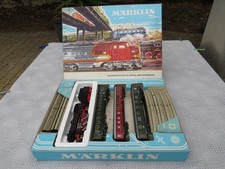 MARKLIN COFFRET COMPLET 3205 AVEC LOCOMOTIVE VAPEUR 23014 ECHELLE HO 
