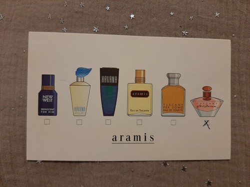 Carte parfumée perfume card - perfume,