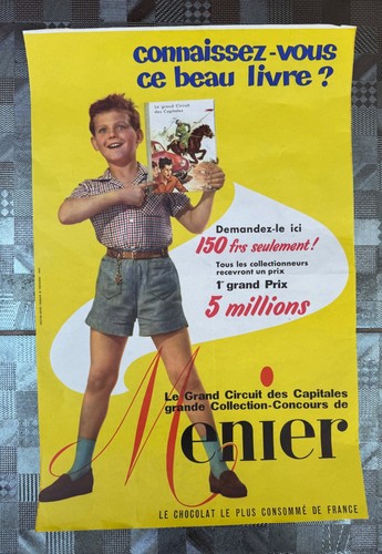 Ancienne affiche chocolat - affiche,