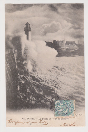 Cpa dieppe le phare - 76,