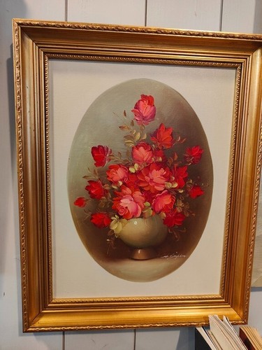 Tableau bouquet encadrement - tableau,