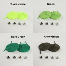 Baskets Enfant À Lacets Élastiques Plat Sans Nœud Printemps DIY Multi