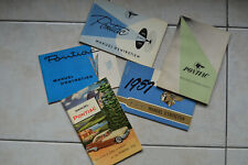 1 MANUEL D' ENTRETIEN AU CHOIX PONTIAC 1954 a 1959  EN FRANCAIS