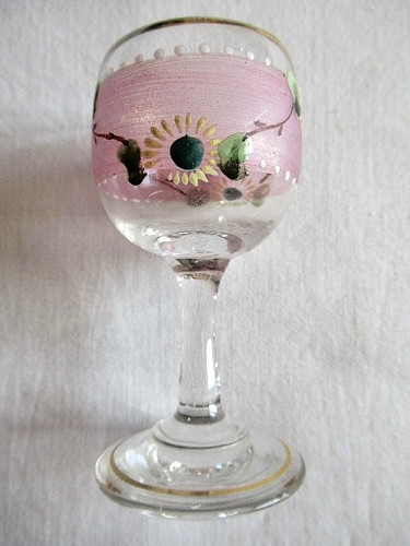 Verre liqueur decor - à,