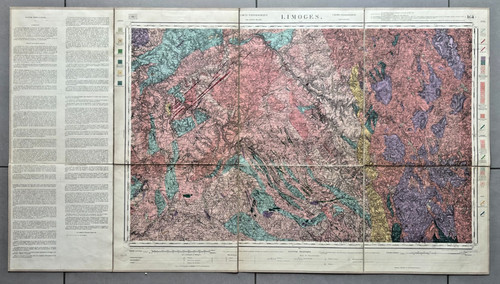 Carte géologique la - carte,