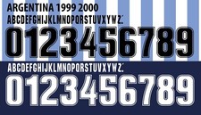 Name&Number Set For Argentina