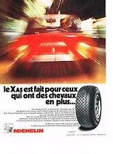 PUBLICITE  1972   XAS  le pneu MICHELIN