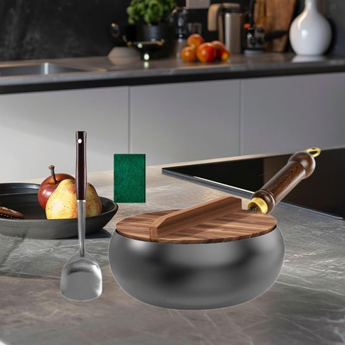 Poêle wok antiadhésive - poêle, en