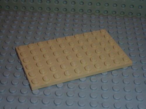 Plaque plate tan - 6, ref