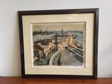 TABLEAU PEINTURE GOUACHE SUR