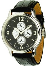 Trias Montre Hommes Quartz Citizen/Miyota VD84 Date Jours de la Semaine Ø 44mm